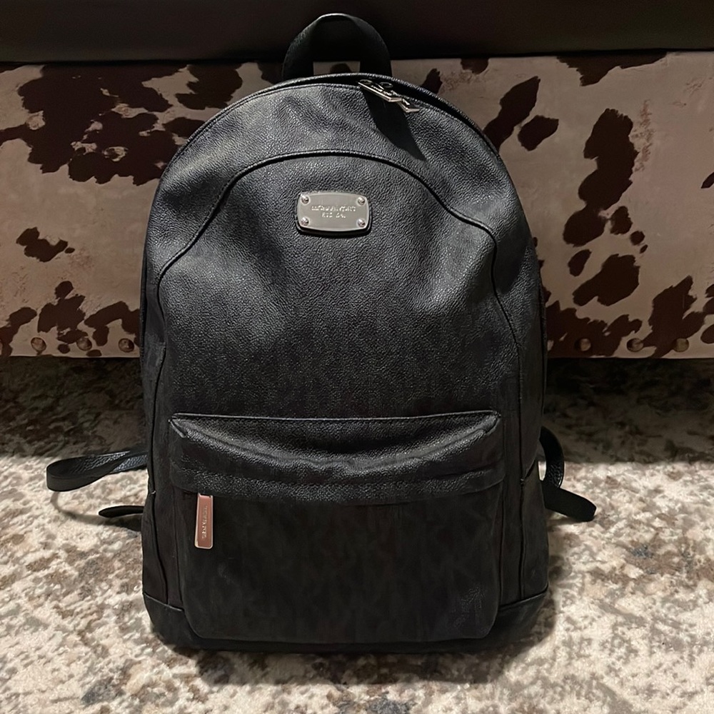MICHAEL KORS logo backpack - black
